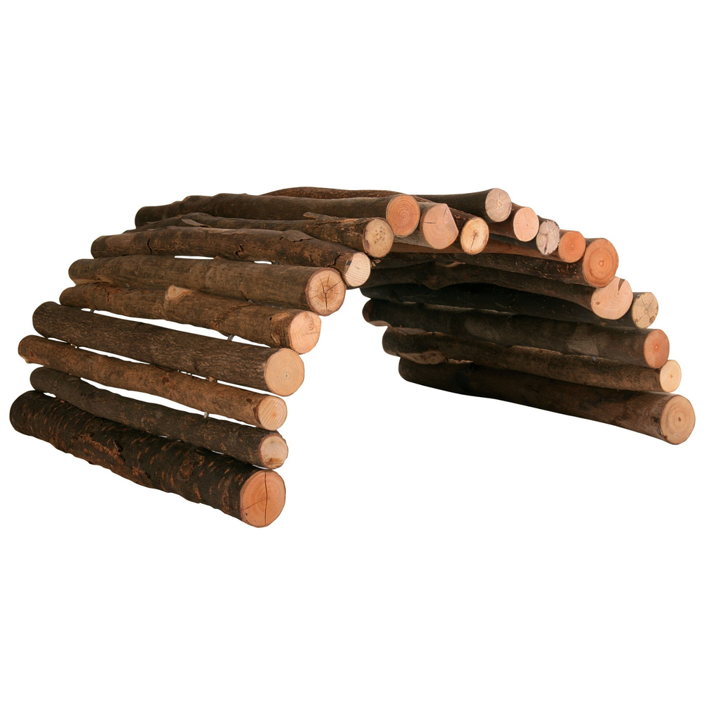 Naturholzbrücke für Kleintiere Bild 5