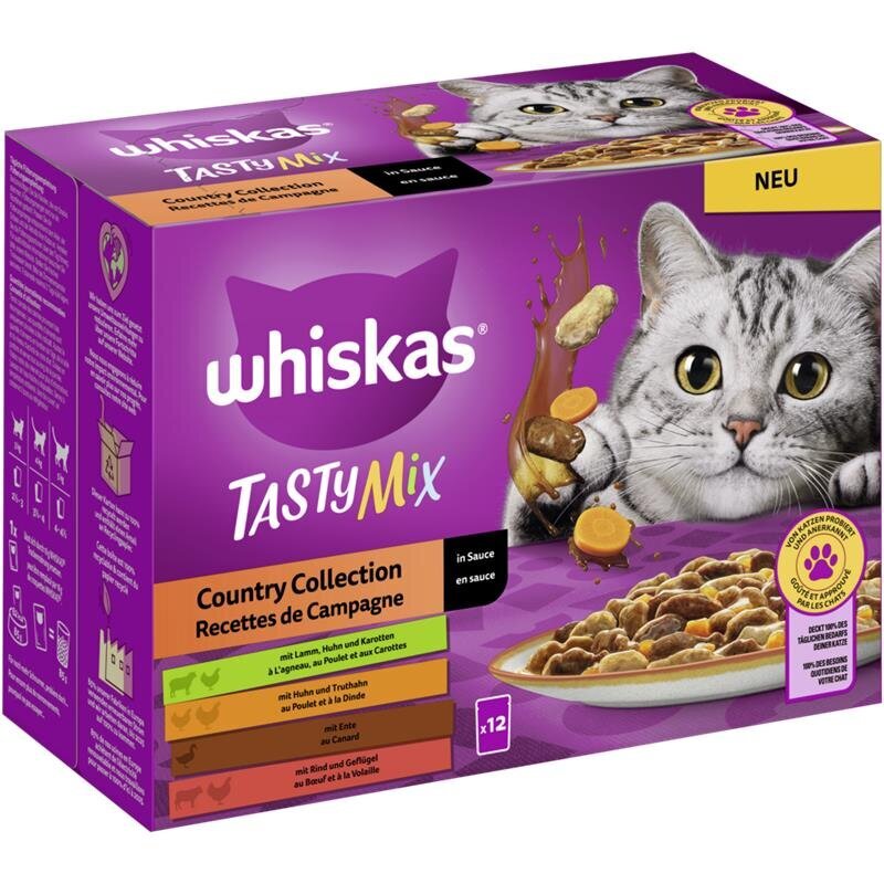 Whiskas Katzenfutter Tasty Mix Multipack Country Collection Bild 1