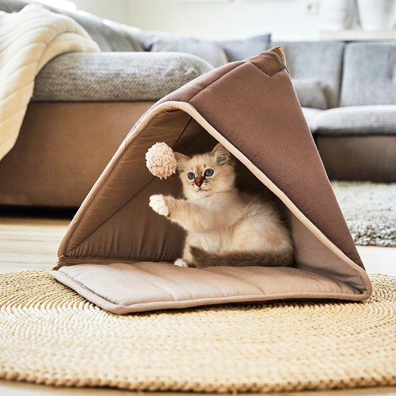 Eco-Well Katzen Spielzelt Kuschelzelt Bild 2