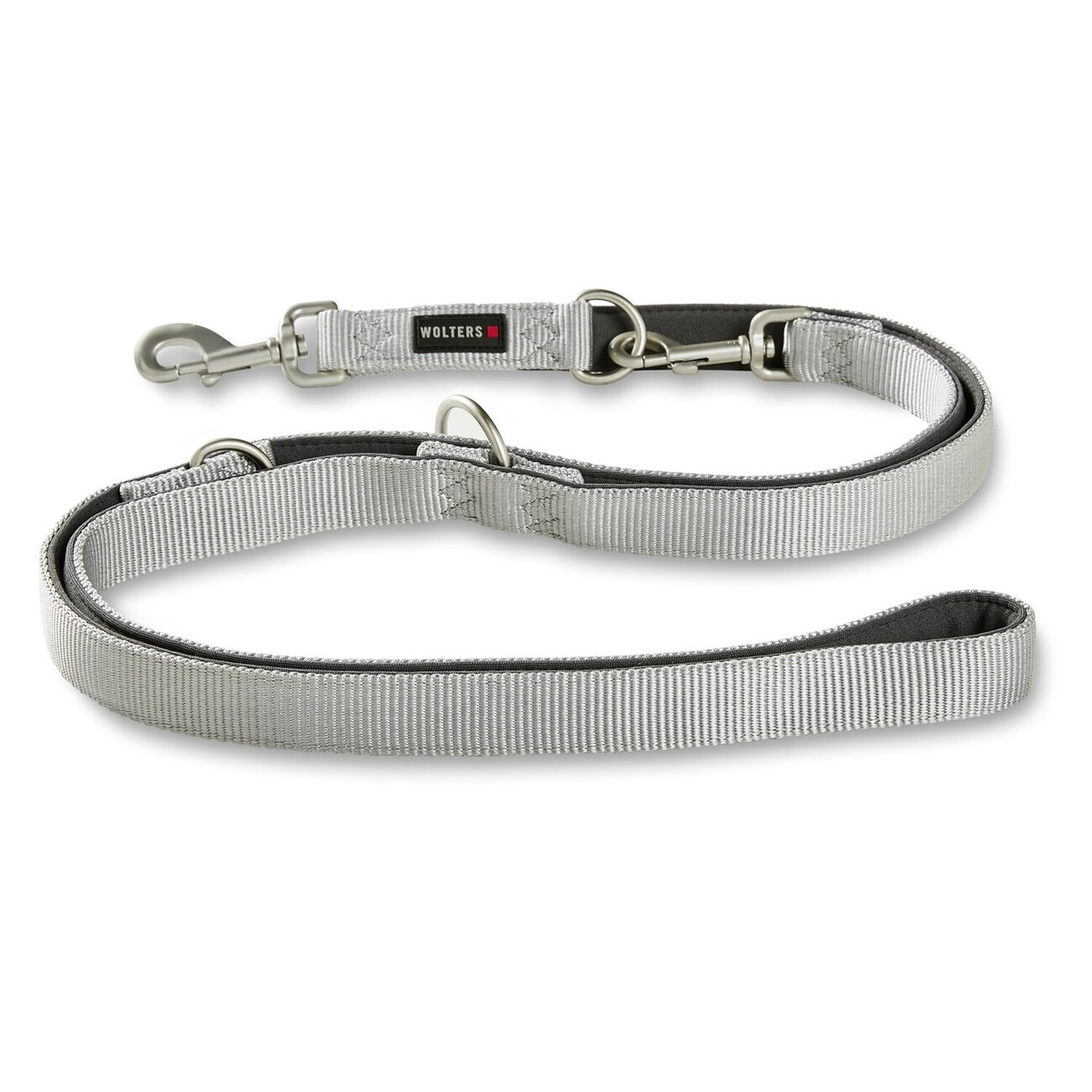 Wolters Hundeleine Professional Comfort, Gr. XL: 200cm x 25mm silber grau Wolters Hundeleine Professional Comfort, Gr. XL: 200cm x 25mm silber grau