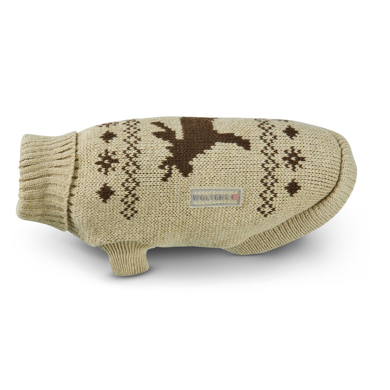 Strickpullover Elch mit Glitzer Bild 5