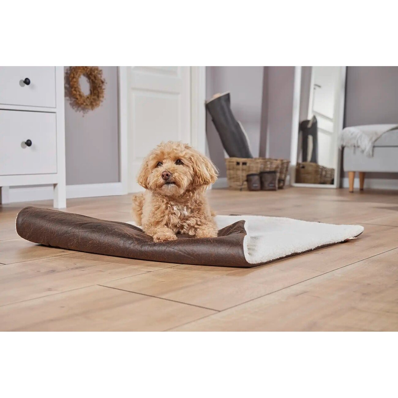 Vintage Vagabund Reisedecke für Hunde Bild 2