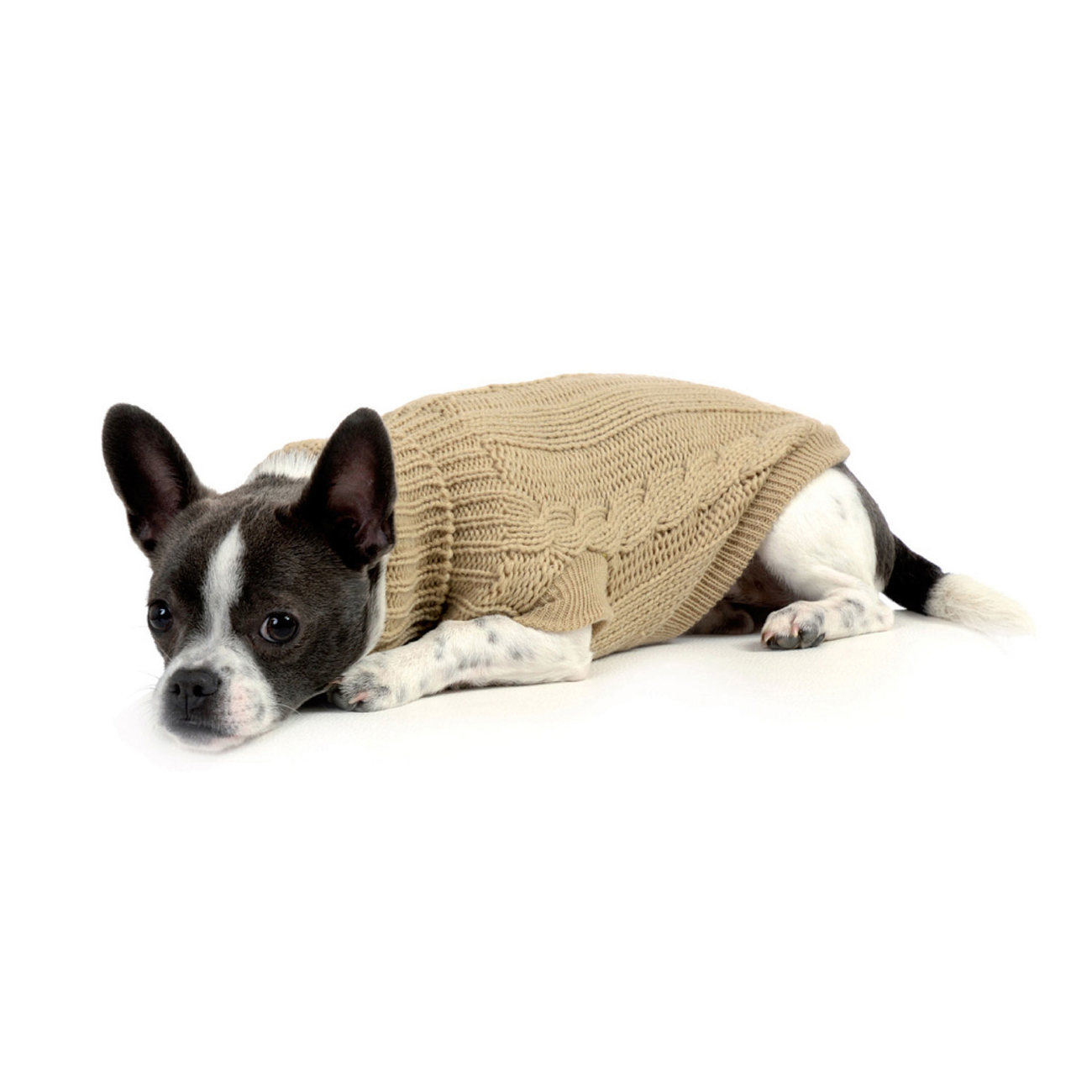 Wolters Zopf-Strickpullover für Hunde Bild 15