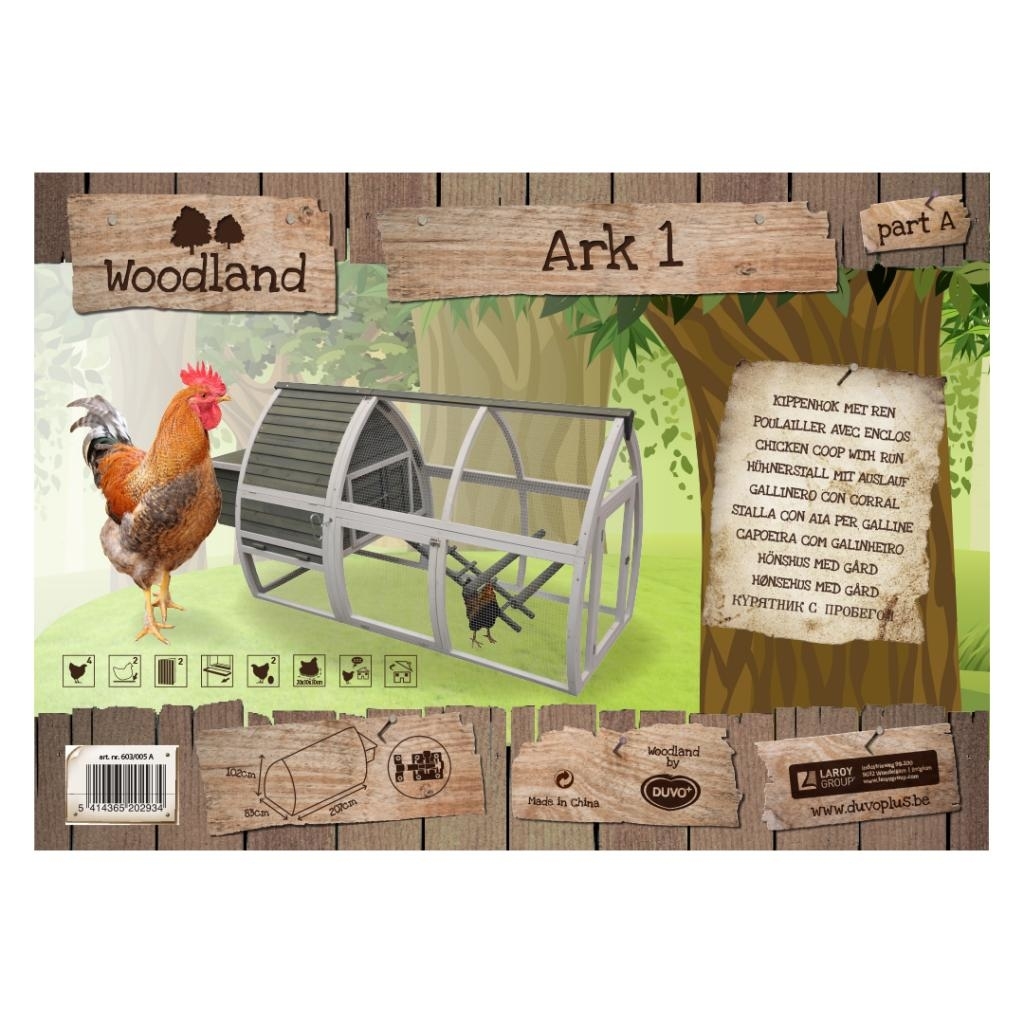 Woodland Hühnerstall Ark 1 Cottage Bild 2