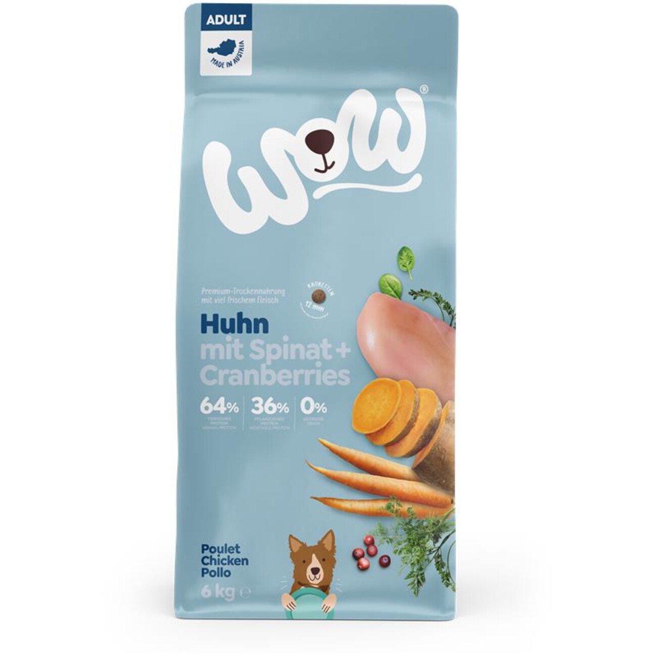 Wow Hundefutter Trockenfutter Adult Bild 1