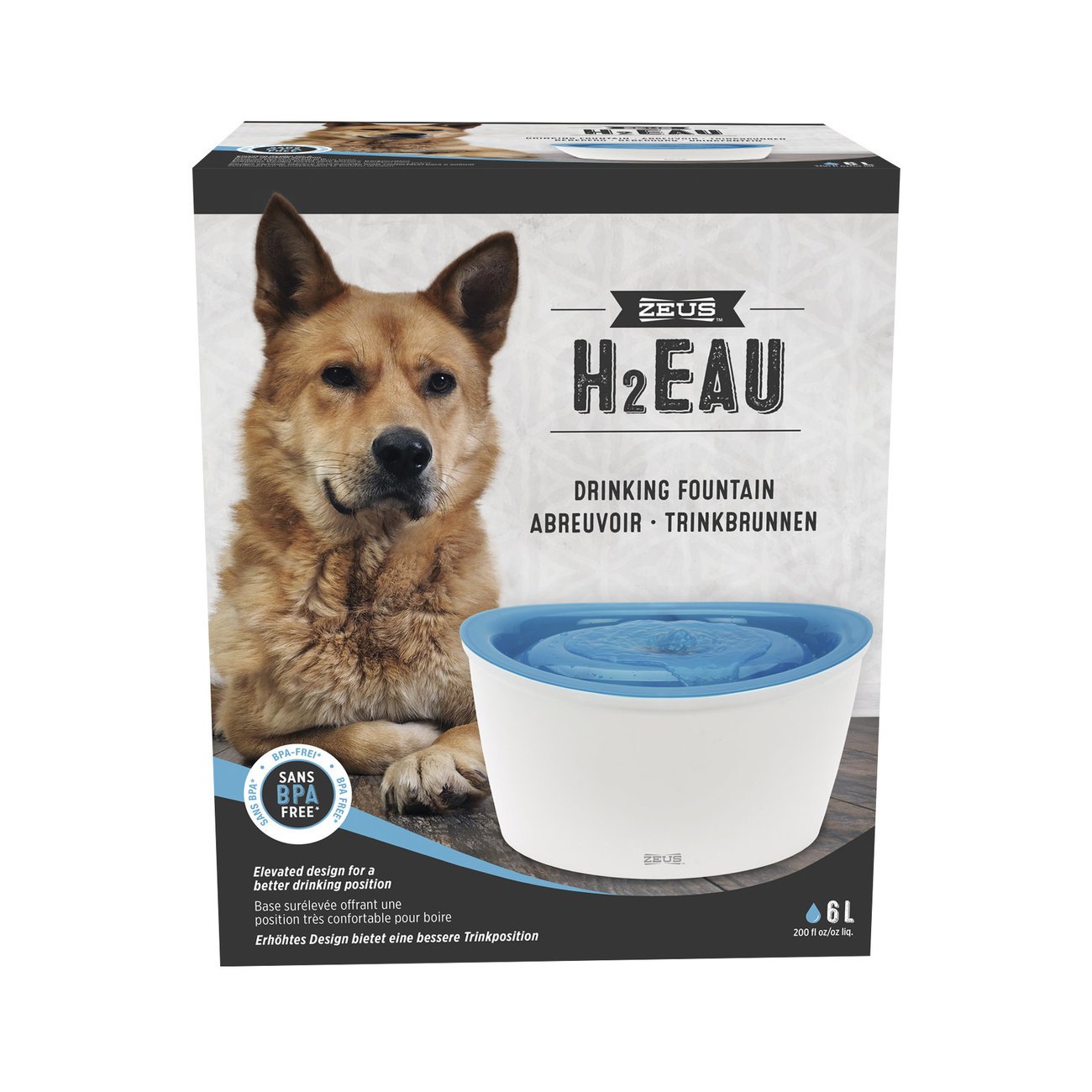 Zeus H2EAU Trinkbrunnen für Hunde 6L Bild 2