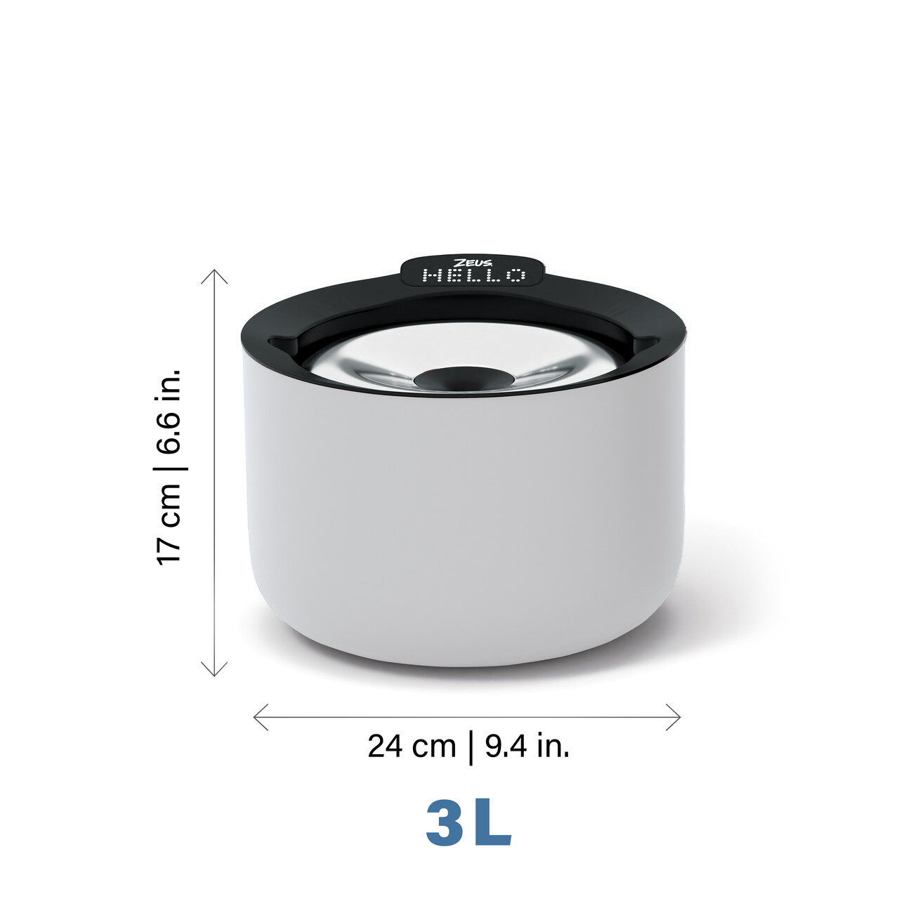 Oasis Plus Trinkbrunnen für Hunde 3L oder 6L Volumen Bild 3