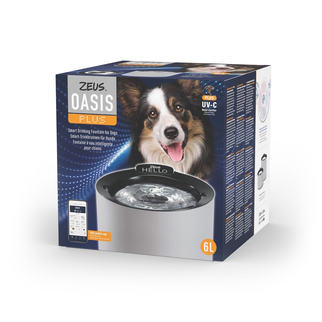 Oasis Plus Trinkbrunnen für Hunde 3L oder 6L Volumen Bild 10