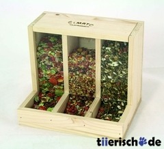 Kleintier Futterbar aus Holz