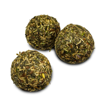 JR Farm Grainless Kräuter-Ball 3er Set - Gesunder Nager-Snack bei tiierisch.de