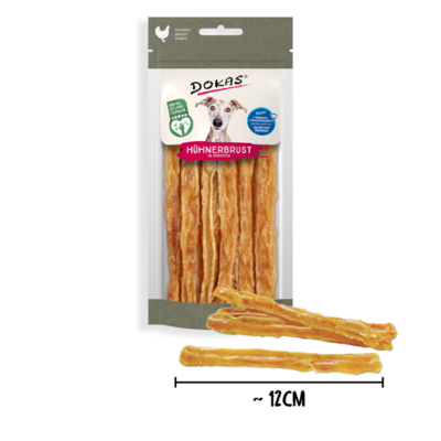 Dokas Hunde Snack Hühnerbrust Streifen - Der leckere Hundesnack für Deinen Liebling