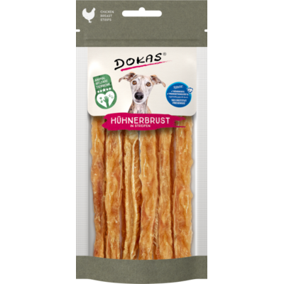 Dokas Hunde Snack Hühnerbrust Streifen - Der leckere Hundesnack für Deinen Liebling