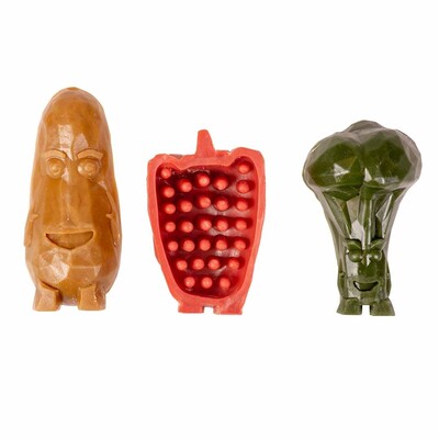 Duvo+ Garden Bites Veggie Friends L - 11cm - 90g | Vegane Hundesnacks