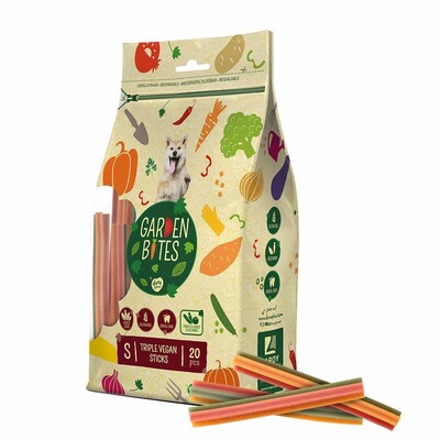 Duvo+ Garden Bites Veggie Sticks 🥕🍅🥒 - Zahnpflege & Leckerli für Hunde