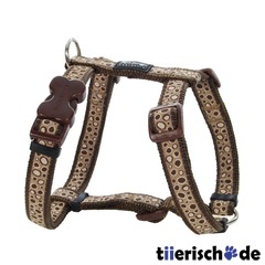Hundegeschirr Red Dingo Full Color Bedrock Brown