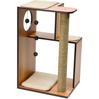 Catit Vesper Katzenmöbel V-Box groß, Walnuss
