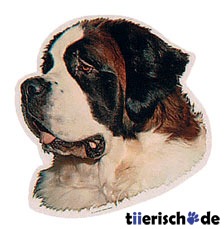 Aufkleber Bernhardiner