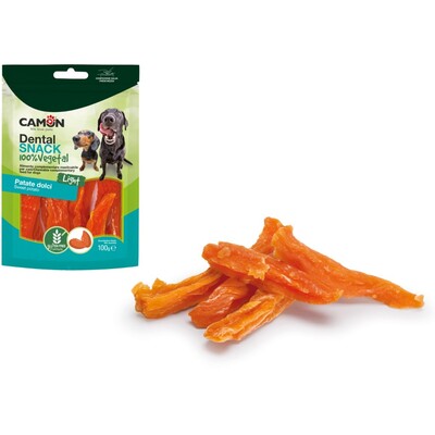 CAMON Veggie Snack aus Süßkartoffel: Vegane Leckerlis für Hunde