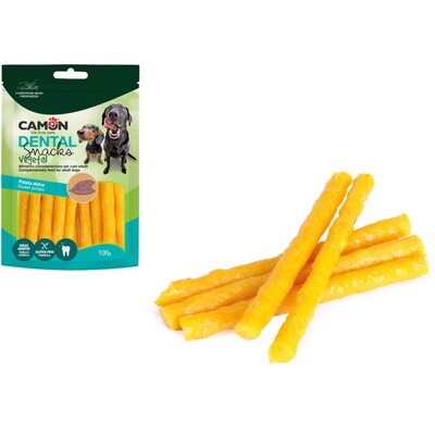 CAMON Veggie Snack Süßkartoffel Sticks - Vegane Hundesnacks
