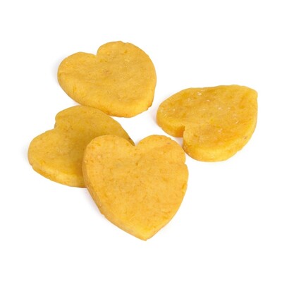 CAMON Veggie Snack Süßkartoffel Herzen - Veganer Hundesnack für Genießer