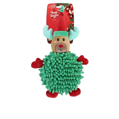 all for paws Xmas Weihnacht Happy Holidays Big Belly Rentier Plüsch Hundespielzeug