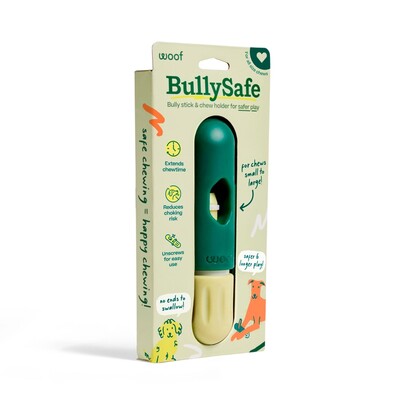 WOOF BullySafe Bully Stick Halter – Sicherer & Langlebiger Kauspaß für deinen Hund
