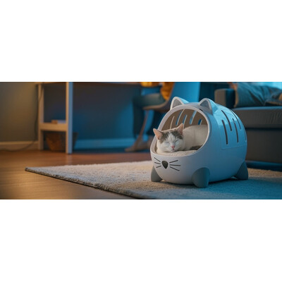 Catit Pixi Mio 2-in-1 Katzenbett & Transportbox