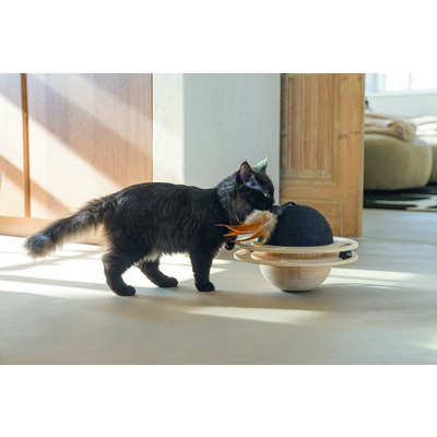 Designed By Lotte Spielball Kratzball aus Holz Baya für Katzen Preview Image