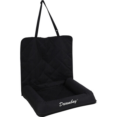Flamingo Hunde Autositz Dreambay Schwarz