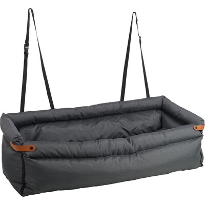 Flamingo Hunde Rückbank Autositz Travis in dunkelgrau