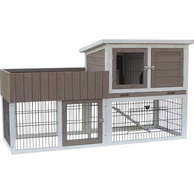 Flamingo Kaninchenstall Floret Urban Braun