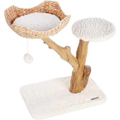 Flamingo Echtholz Kratzbaum Carlito Beige