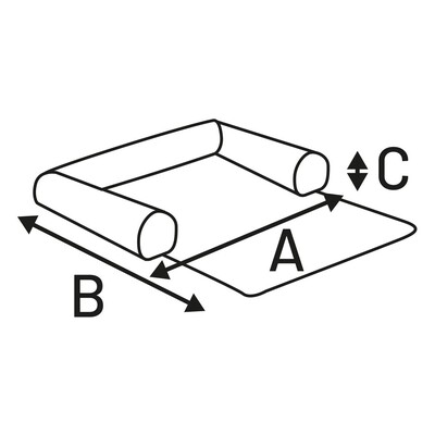 Flamingo Sofaschutz Verona Rechteck Beige