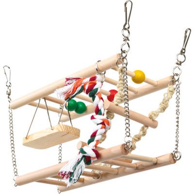 Hamster Hängebrücke, mit 2 Etagen