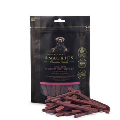 Snackies – Herzhaftes Pferdefleisch luftgetrocknet | Der gesunde Hundesnack