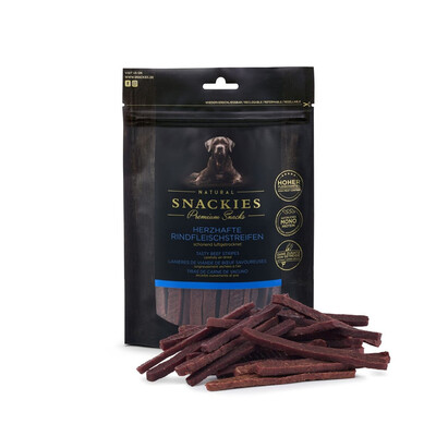 Snackies – luftgetrocknete Rindfleischstreifen