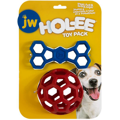 JW Pet JW Hol-ee Duo Hundespielzeug: Roller & Bone für Spaß & Leckerlis 🐶