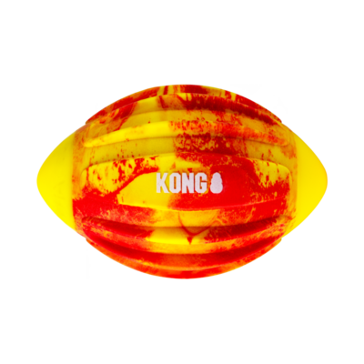 KONG Flexball Sport Football - Robustes Hundespielzeug für Outdoor-Spaß