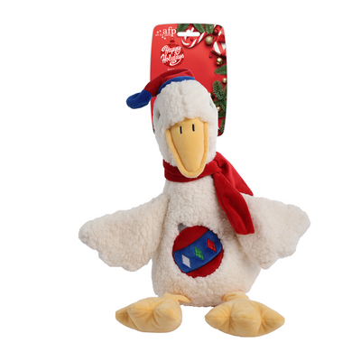 all for paws Xmas Weihnacht Happy Holidays Gans Plüsch Hundespielzeug