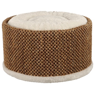 Katzenbett Sisal Stuhl - Erhöhtes Sofa Mit Kratzfläche - Lounge Für Katzen & Kleintiere
