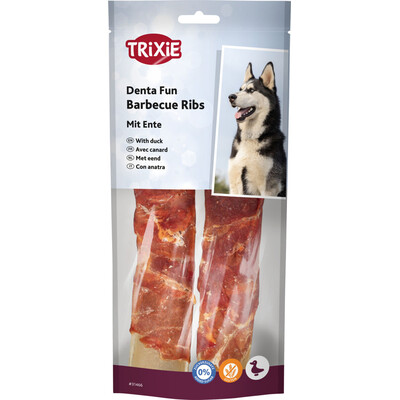 TRIXIE Denta Fun Barbecue Chewing Ribs