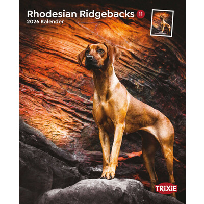 TRIXIE 2026 Kalender Rhodesian Ridgebacks