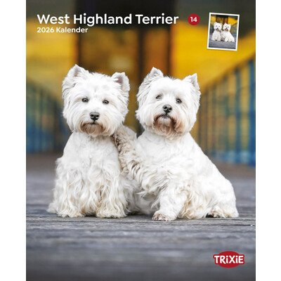 TRIXIE 2026 Kalender West Highland Terrier