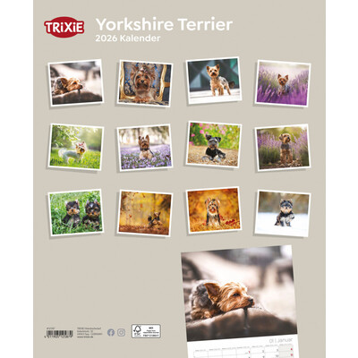 TRIXIE 2026 Kalender Yorkshire Terrier