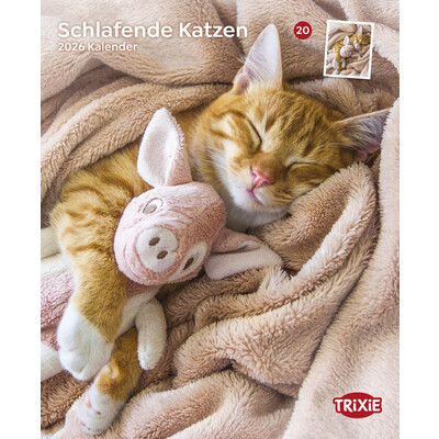 TRIXIE 2026 Kalender schlafende Katzen