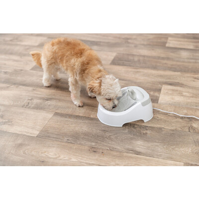 TRIXIE Wasserautomat für Hunde und Katzen Duo Stream