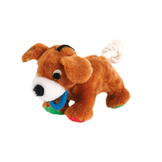 Plüsch-Hund mit Tau Welpenspielzeug