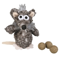 Ratte mit Catnipkugeln