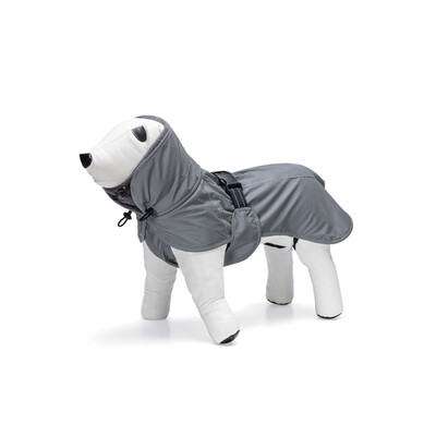 Beeztees Hunde Regenmantel reflektierend  mit wärmenden Innenfleece Caro