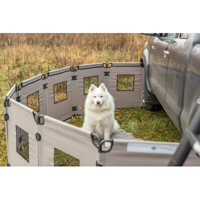 TRIXIE Campingzaun für Hunde – Mobiler Freilauf & sichere Zone für Outdoor-Abenteuer